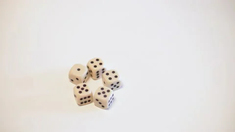 Game with dices Stock Footage 153661051