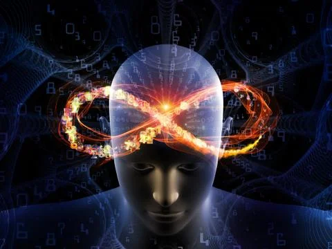 Game of Digital Thinking 스톡 일러스트