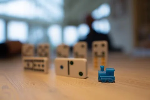 Game of dominoes Stock Photos