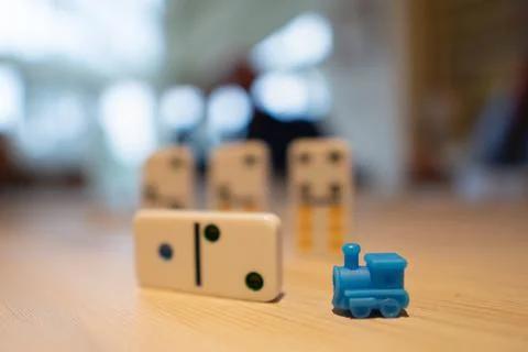Game of dominoes Stock Photos