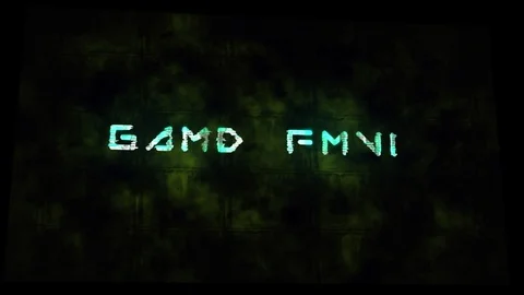 A game ending screen, saying Game Over Stock Footage 121963283