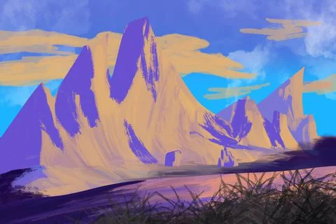 Game enviroment background Stock Illustration