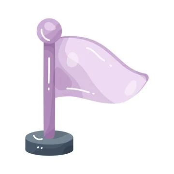 Game flag Stock Illustration