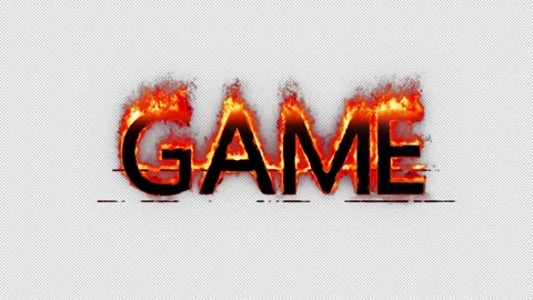 Game Flame Stock Footage 340567783