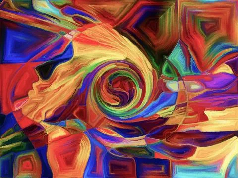 Game of Fragmentation Stock Illustration