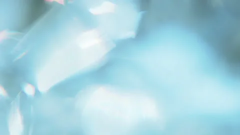 Game of Glare in a Thick Prism 4K Video stock 140045592