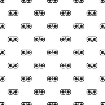Game glasses pattern 库存插图