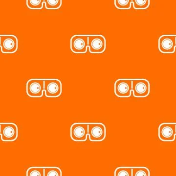 Game glasses pattern seamless イラスト素材