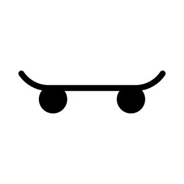 Game glyph flat icon Stock Illustration