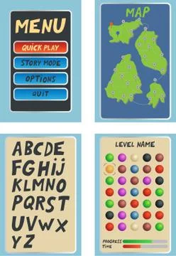 Game graphics イラスト素材