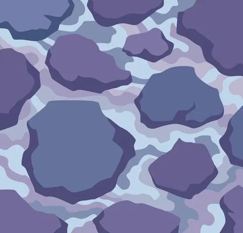Game ground texture. Cartoon surface, dirt ground layer for game level design Stock Illustration