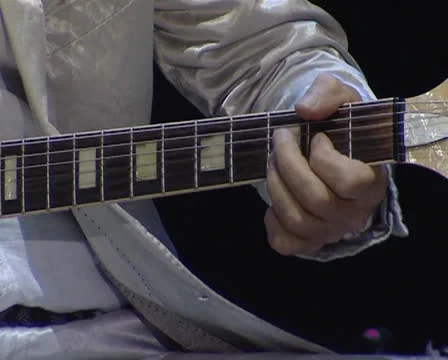 Game on a guitar Stock Footage 22480857