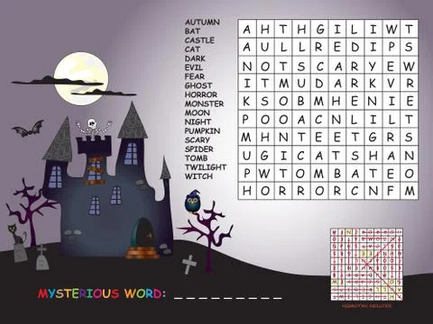Game for halloween Stock Illustration