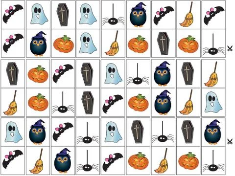 Game for halloween Stock Illustration