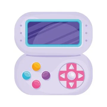 Game handle console Illustration