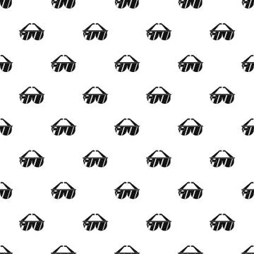 Game headset pattern イラスト素材