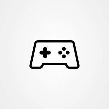 Game icon logo vector design Stock Illustration