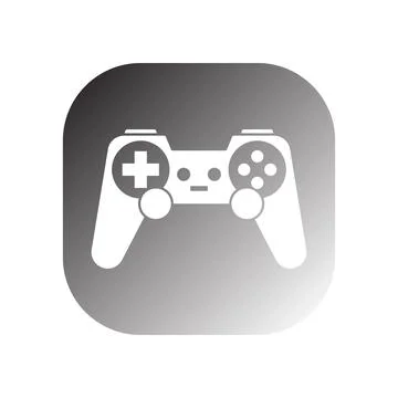Game icon vector Illustrazione stock
