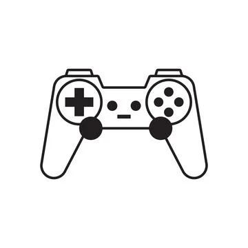 Game icon vector Illustrazione stock