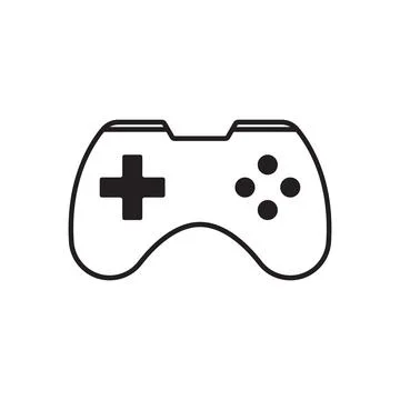 Game icon vector Stock Illustration