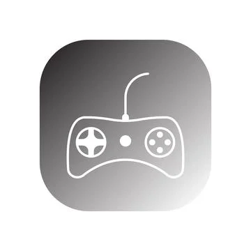 Game icon vector Illustrazione stock