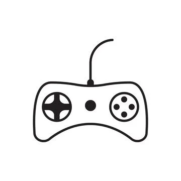 Game icon vector Illustrazione stock