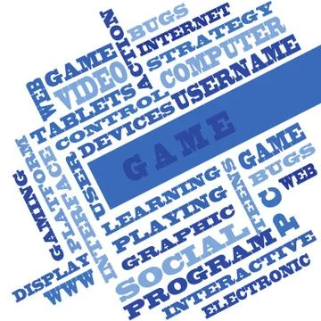 Game Illustrazione stock