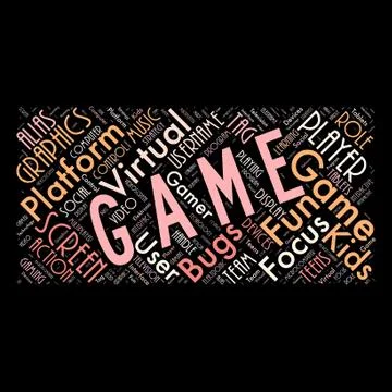 Game Illustrazione stock