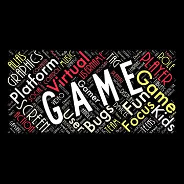 Game Illustrazione stock