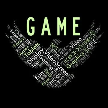 Game Illustrazione stock