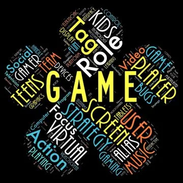 Game Illustrazione stock
