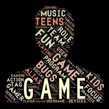 Game Illustrazione stock