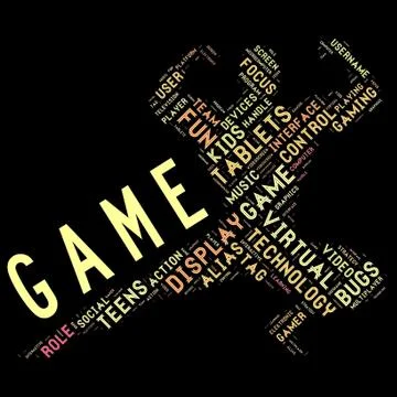 Game Illustrazione stock