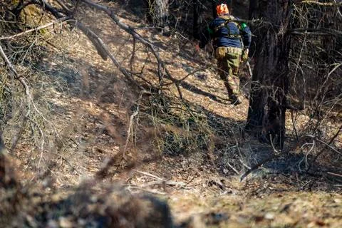 Game - an imitation of hostilities between Stock Photos