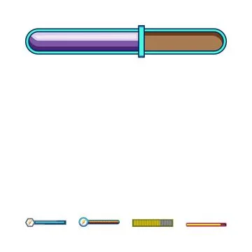 Game interface energy and progress bars collection Ilustração Stock