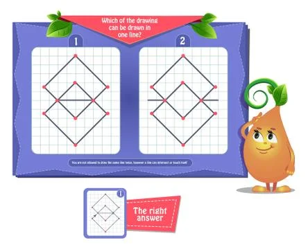 Game iq   one line Stock Illustration