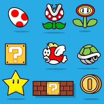 Game Item Pack Stock Illustration