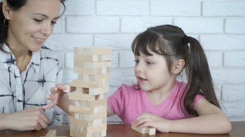 The game of jenga. Stock Footage 102725369