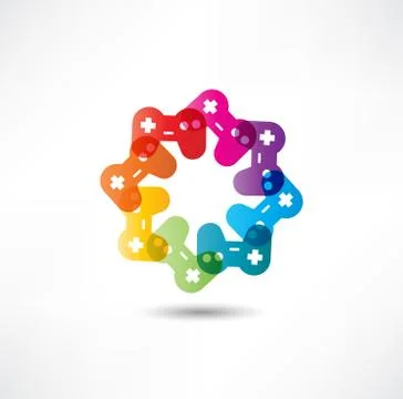 Game joypad  icon Stock Illustration