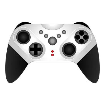 Game joystick icon cartoon vector. Gamer control Stock Illustration