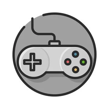 Game joystick icon Stock Illustration