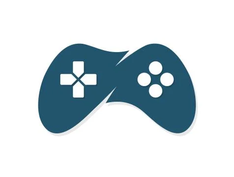 Game joystick or device controller logo Illustrazione stock