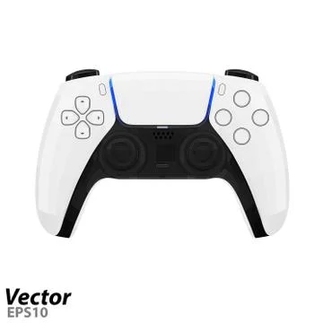 Game joystick in vector. Stock Illustration
