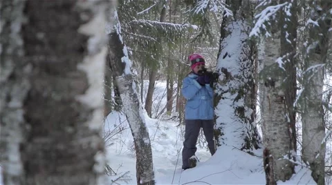 The game of laser tag. Vidéo 61339945
