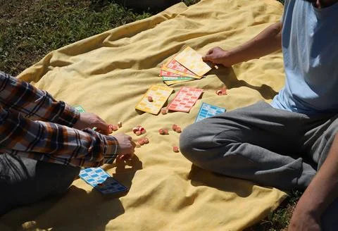 Game of lotto 스톡 사진