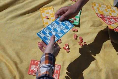 Game of lotto 스톡 사진