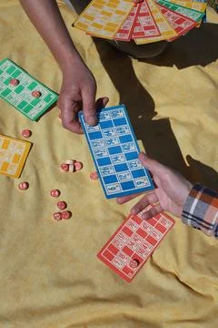 Game of lotto Stock Photos