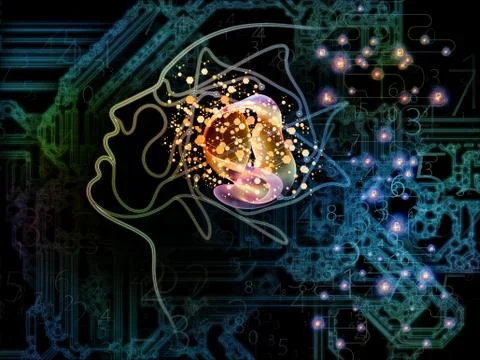 Game of Machine Consciousness 库存插图