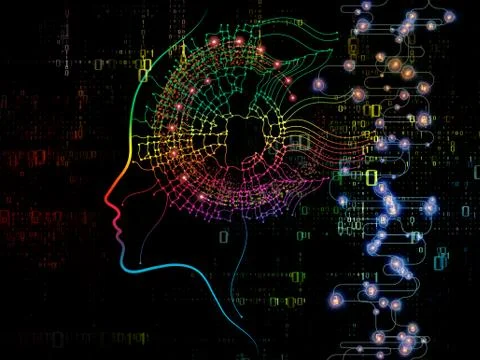 Game of Machine Consciousness Illustrazione stock