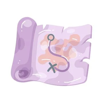 Game map Stock Illustration